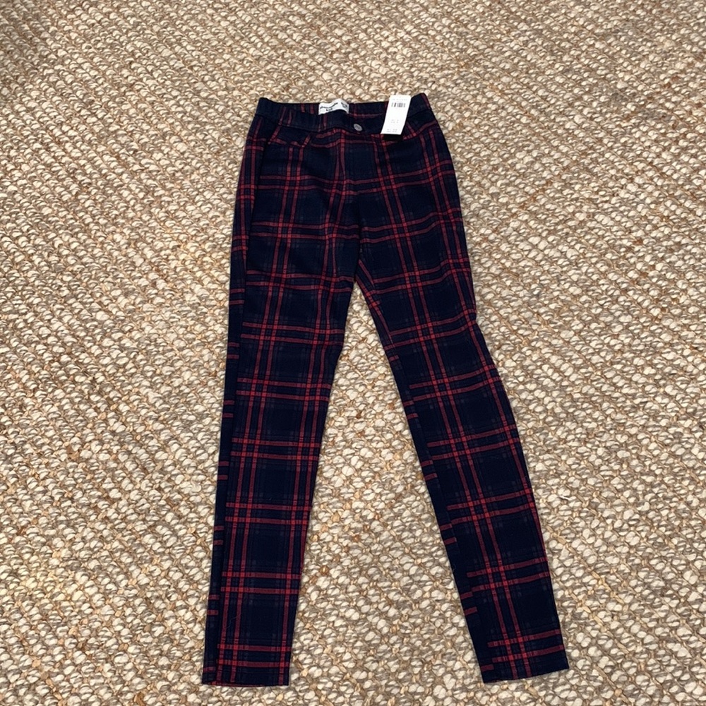 Abercrombie kids plaid pants
